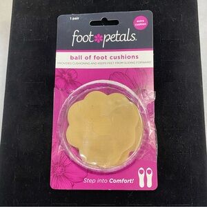 NEW Foot Petals Ball of Foot Cushions Khaki Foam Comfort Inserts